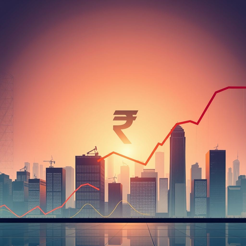 Indian Rupee Gains Strength as Falling Oil Prices and Foreign Inflows Boost Sentiment