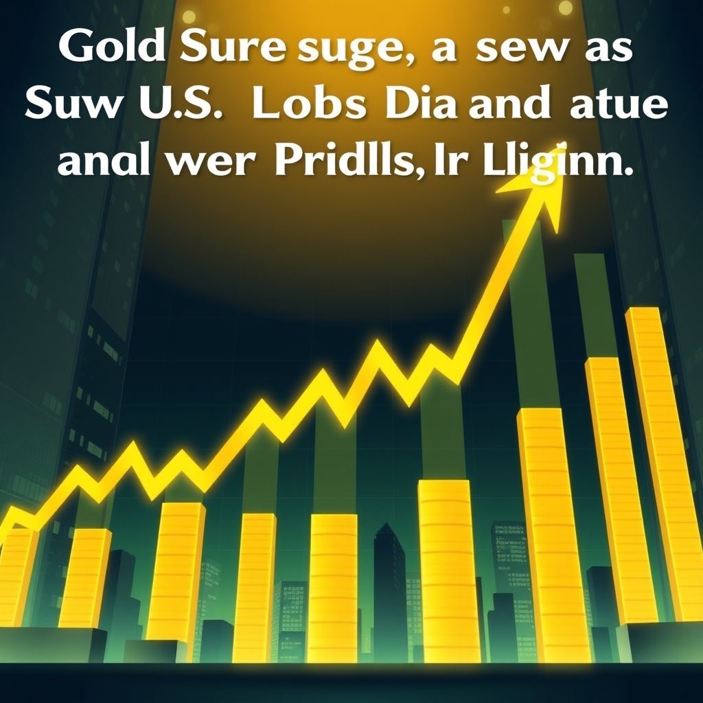 I prezzi dell'oro impennano con la convergenza di deboli dati sull'occupazione USA e prezzi del petrolio in calo