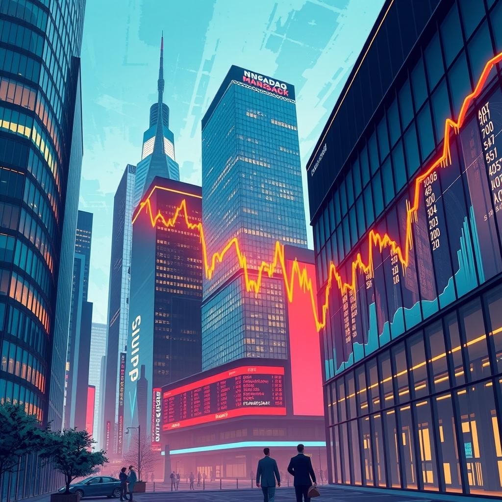 US Markets Slide as AI Spending Fears and Rate Hike Bets Hit Nasdaq