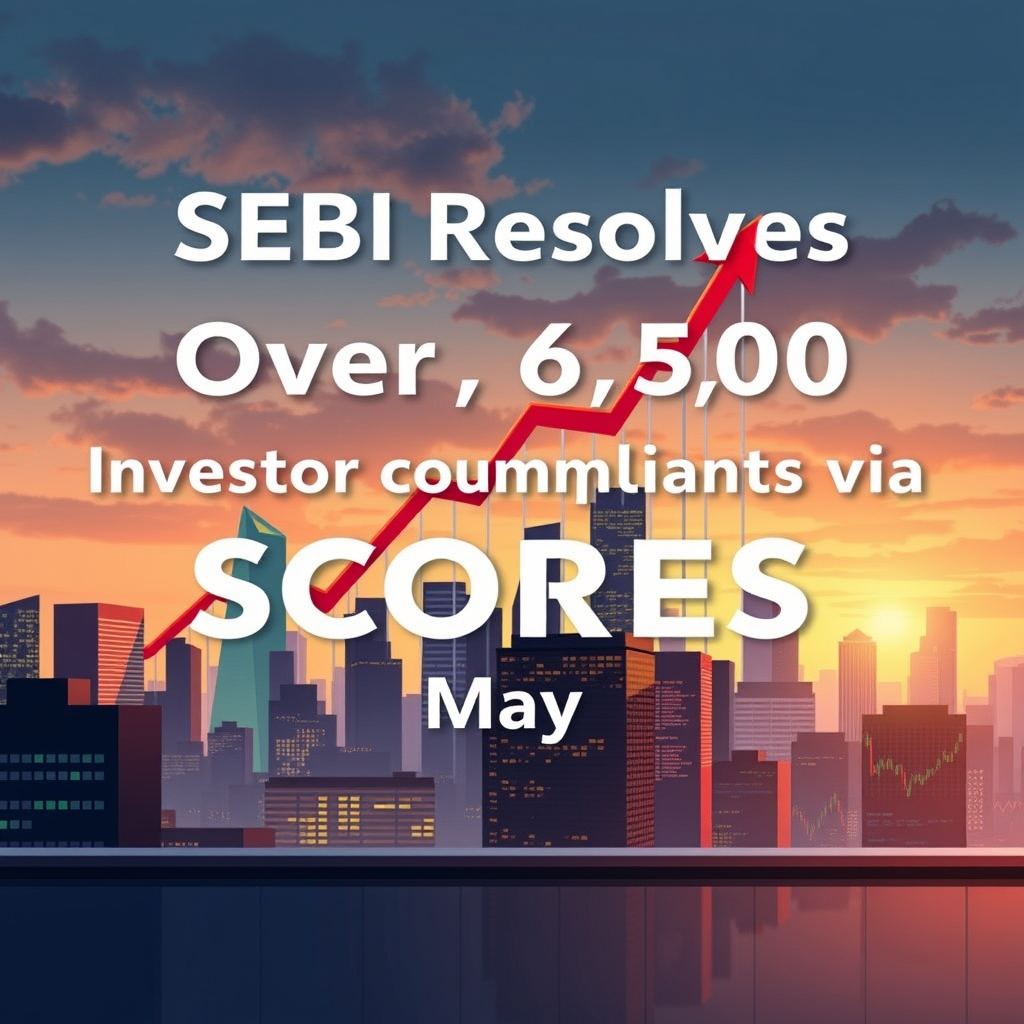 SEBI Resolves Over 5,500 Investor Complaints via SCORES in May