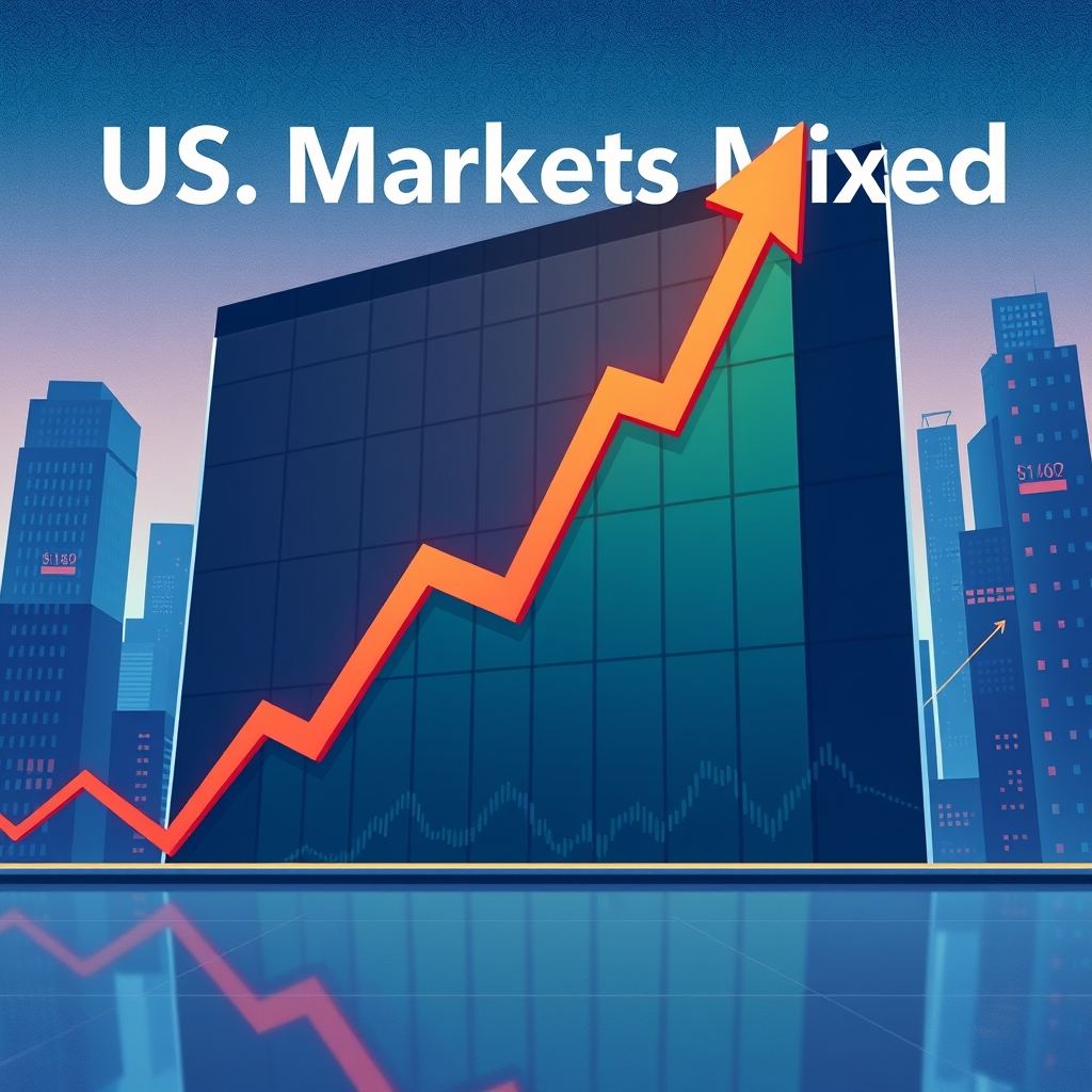 US Markets Mixed: Micron Surges on AI Optimism While Apple Slides