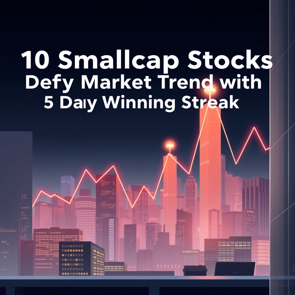 10 Smallcap Stocks Defy Market Trend with 5 Day Winning Streak