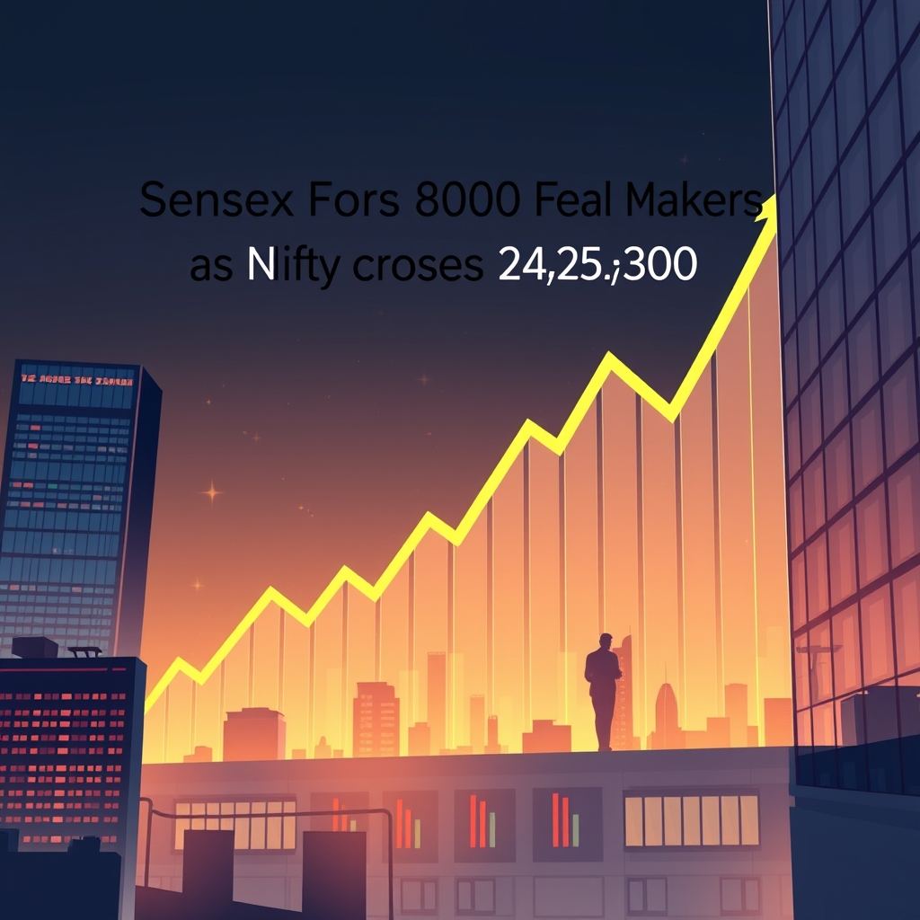 Sensex Soars 800 Points as Nifty Crosses 24,250: 3 Key Drivers