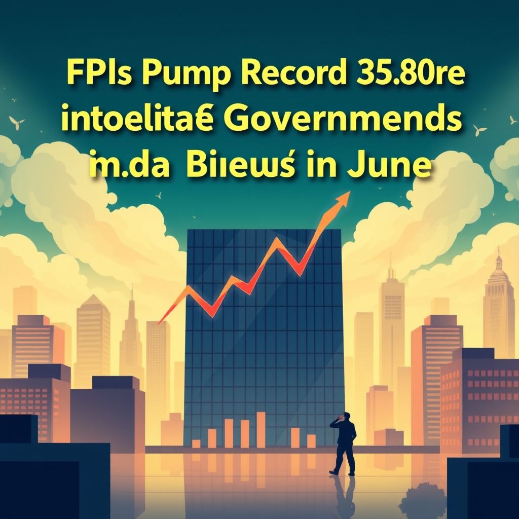 FPIs Pump Record ₹39,640 Crore into Indian Government Bonds in June