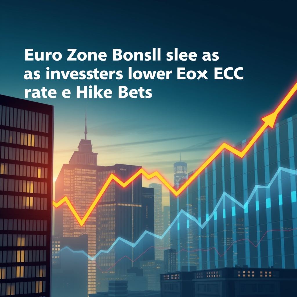 Euro Zone Bond Yields Slide as Investors Lower ECB Rate Hike Bets