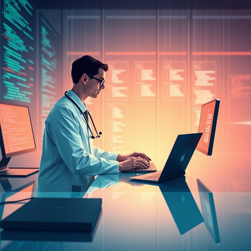 Doctors spend hours each week staring at screens instead of patients. The exact figure shifts depending on the study, bu