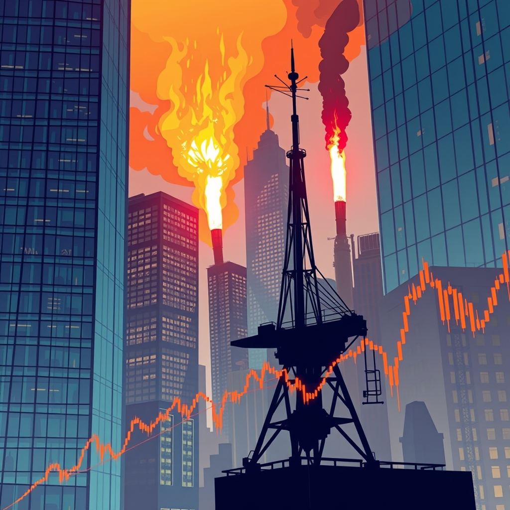 Crude oil markets lurched higher early Wednesday after the United States launched military strikes against Iranian targe