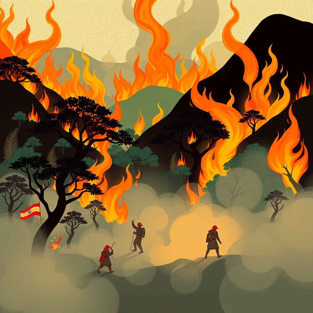 Massive Wildfires Devastate France and Spain: Over 1.6 Lakh Evacuated