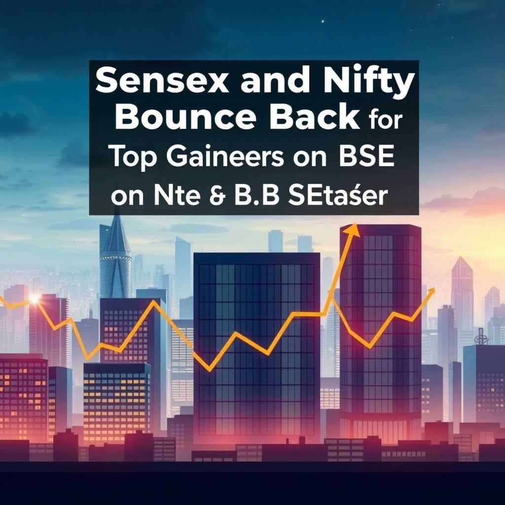 সেনসেক্স এবং নিফটির ঘুরে দাঁড়ানো: NSE ও BSE-তে শীর্ষ লাভবান ও লোকসানকারী শেয়ার