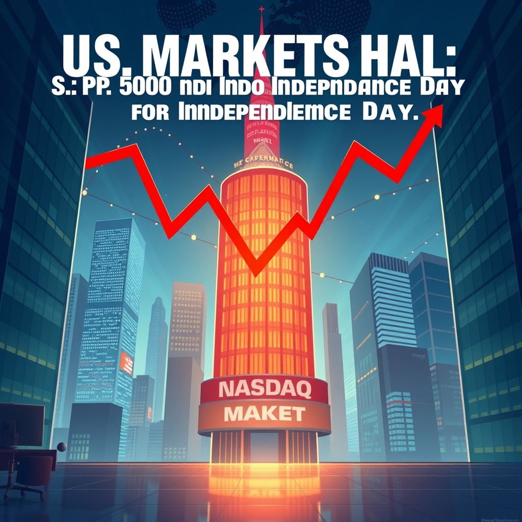 US Markets Halt: S&P 500 and Nasdaq Closed for Independence Day