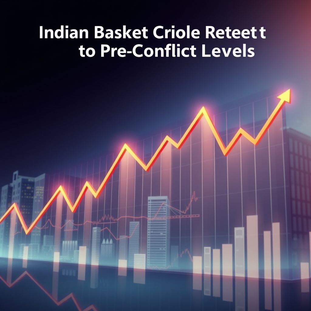 Indian Basket Crude Prices Retreat to Pre Conflict Levels