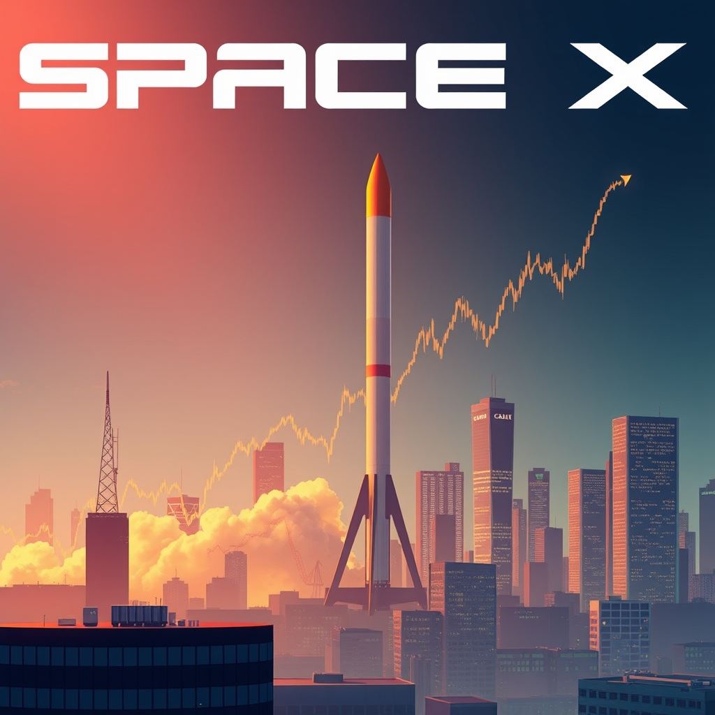 تعافي أسهم SpaceX لتنهي موجة بيع استمرت ثلاثة أيام وسط تقلبات عالية
