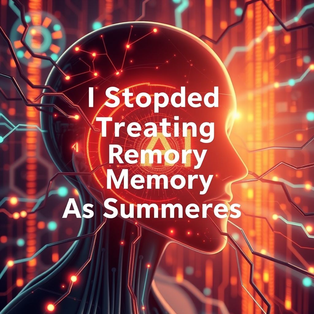 I Stopped Treating AI Memory As Summaries