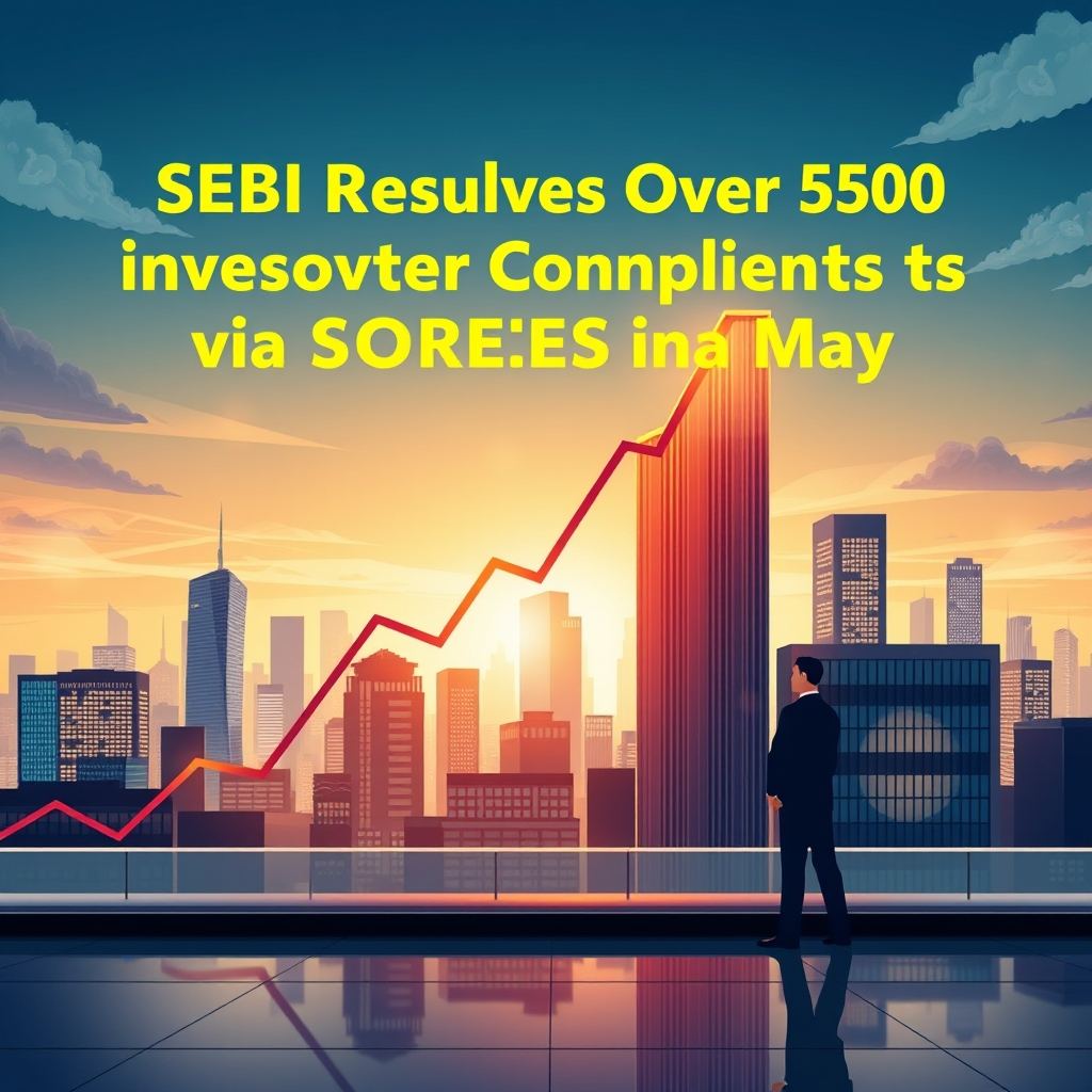 SEBI Resolves Over 5,500 Investor Complaints via SCORES in May