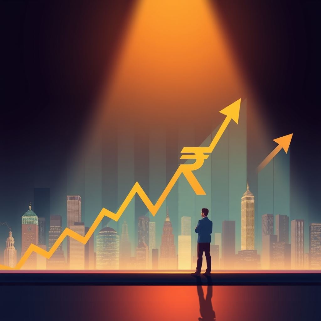 Indian Rupee Gains Strength Amid Falling Oil Prices and Foreign Inflows