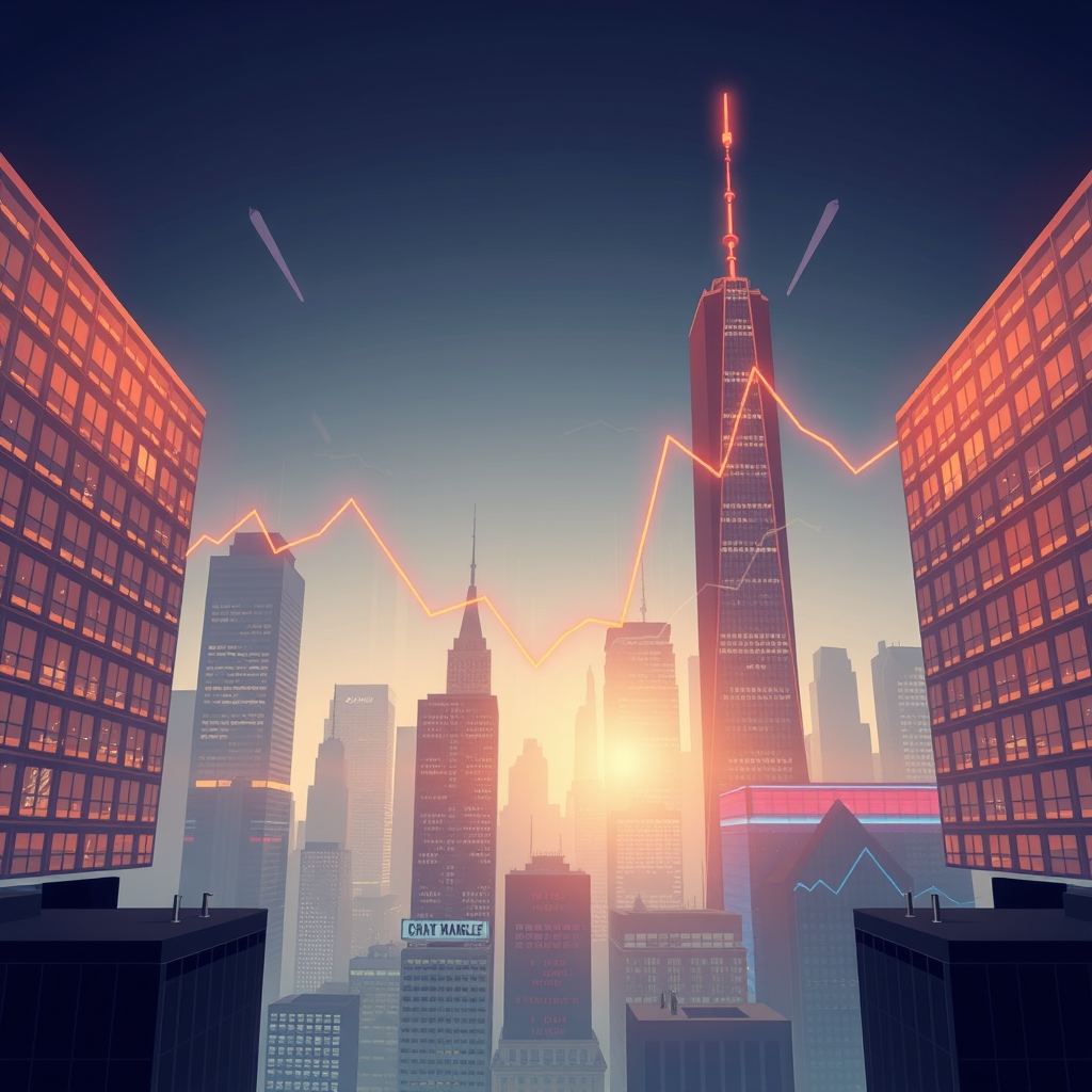 US Markets Diverge: Tech Giants Drag S&P 500 and Nasdaq Lower