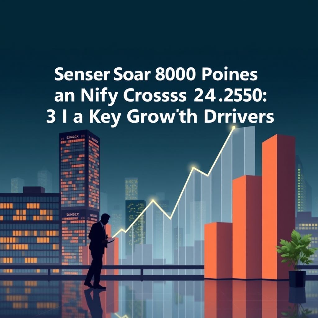 Sensex Soars 800 Points as Nifty Crosses 24,250: 3 Key Growth Drivers
