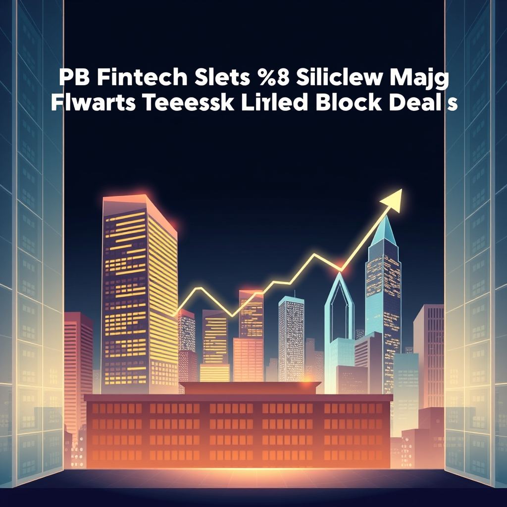 টেমাসেক-সংযুক্ত একটি বড় ব্লক ডিলের পর PB Fintech-এর শেয়ার ৮% হ্রাস পেয়েছে