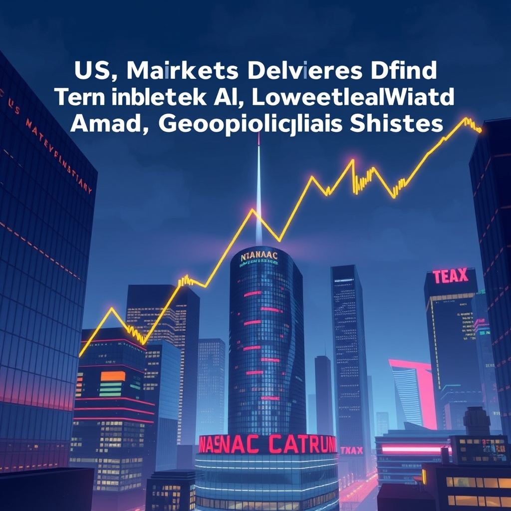 US Markets Diverge: Tech Giants Drag Nasdaq Lower Amid Geopolitical Shifts