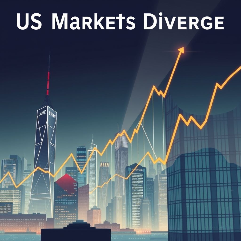 US Markets Diverge: Tech Stocks Slump as Geopolitical Shifts Impact Volatility