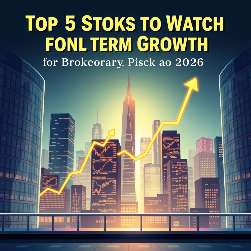 Top 5 Stocks to Watch for Long Term Growth: Brokerage Picks for 2026