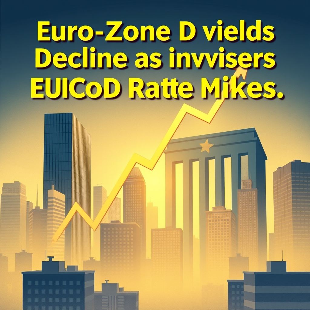 Euro Zone Bond Yields Decline as Investors Recede on ECB Rate Hikes