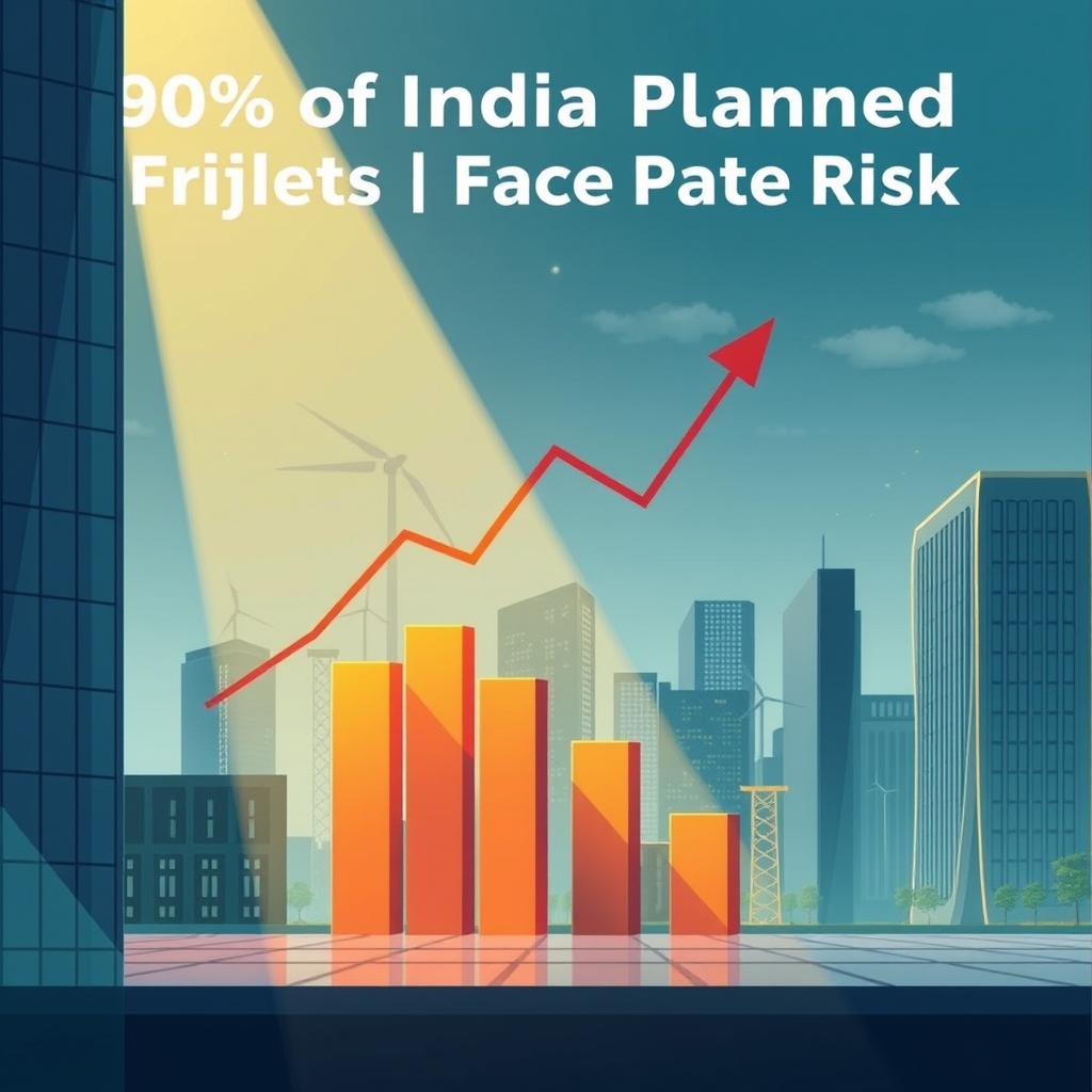 90% of India's Planned Renewable Projects Face High Climate Risk