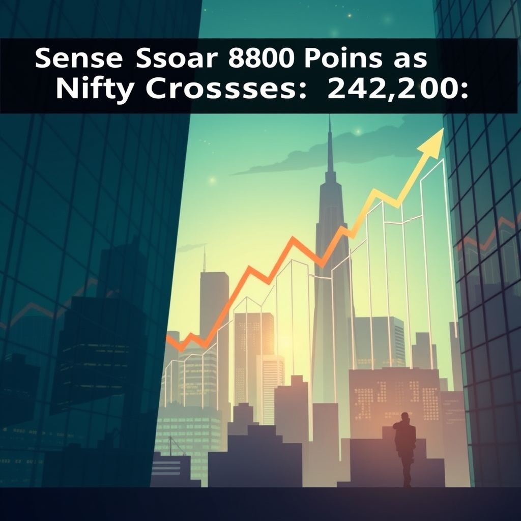 Sensex Soars 800 Points as Nifty Crosses 24,250: 3 Key Drivers