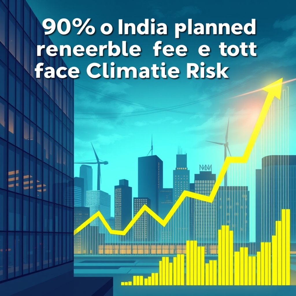 90% of India's Planned Renewable Projects Face High Climate Risk