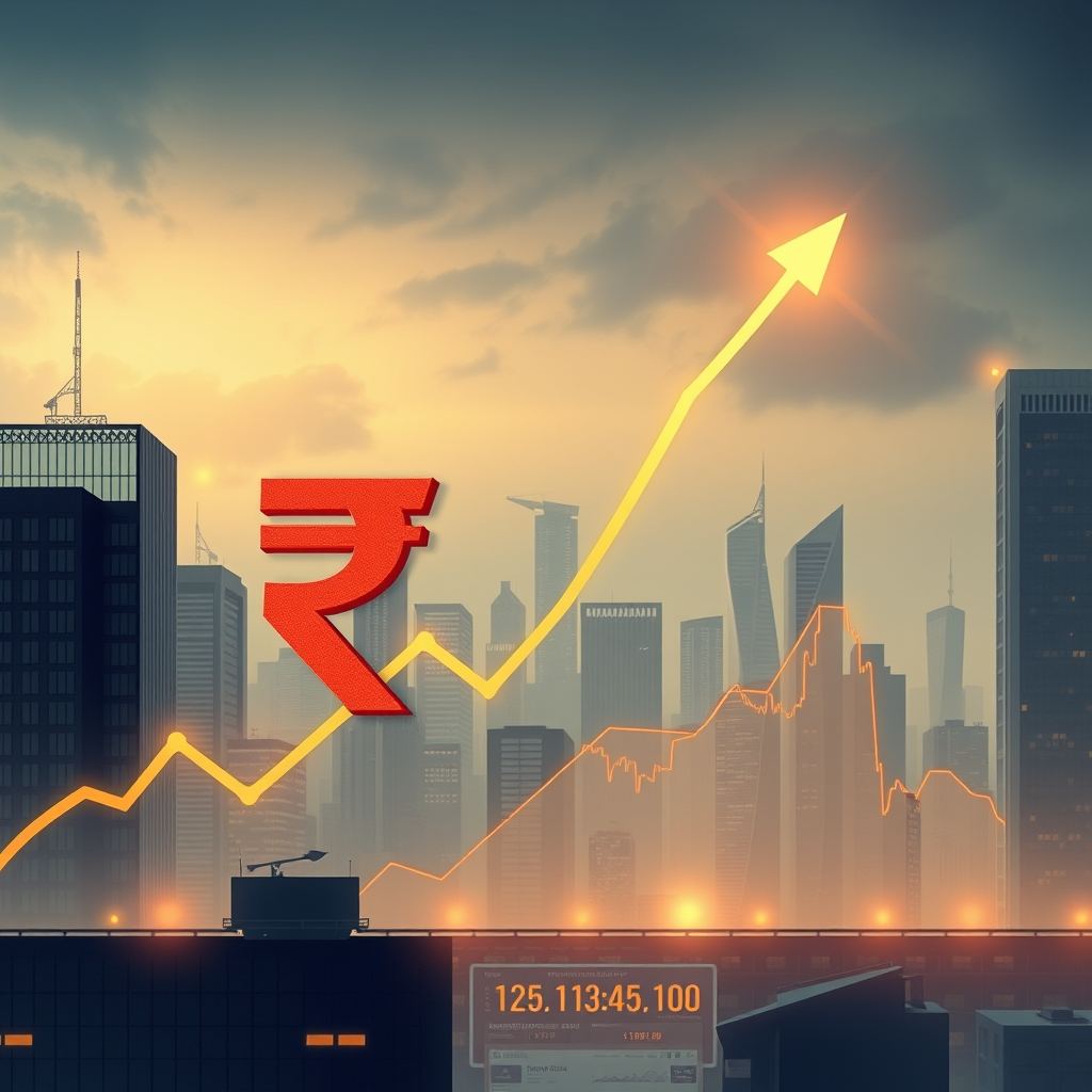 Indian Rupee Gains Strength Amid Falling Oil Prices and Foreign Inflows