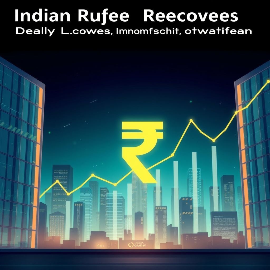 Indian Rupee Recovers from Daily Lows Amid Strategic RBI Intervention