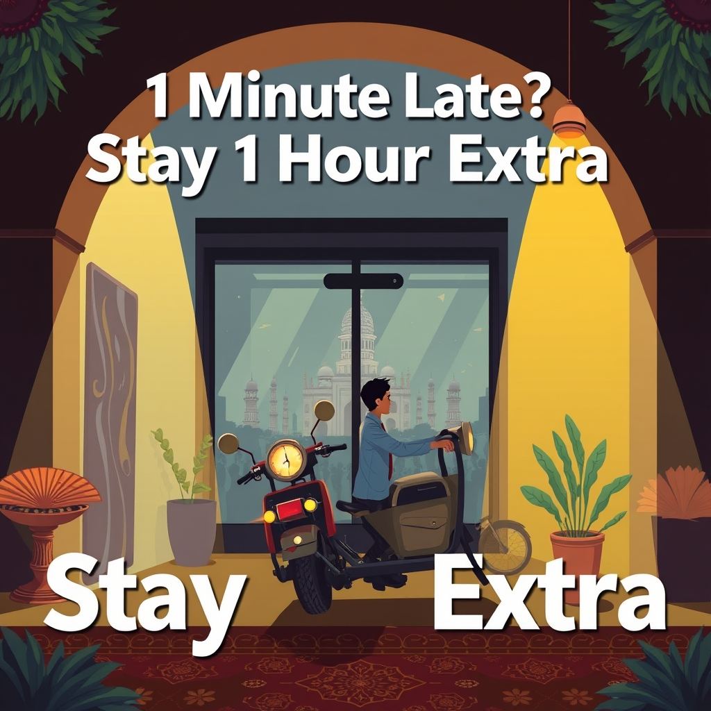 1 Minute Late? Stay 1 Hour Extra