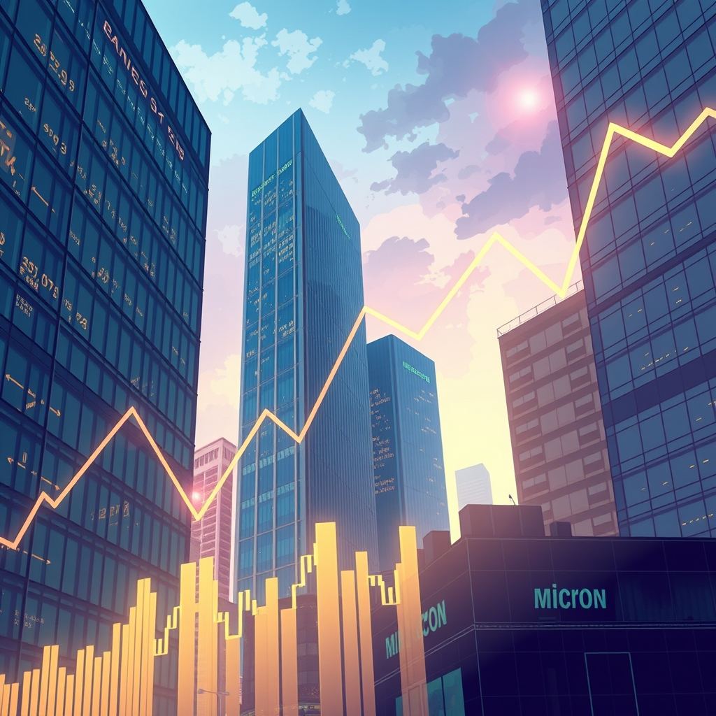 US Markets Mixed: Micron Surges on AI Optimism as Apple Shares Slide