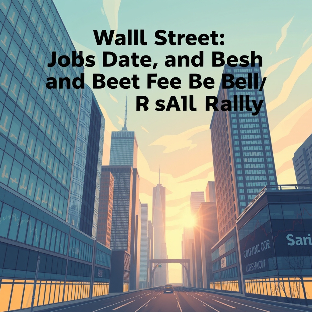 Wall Street Outlook: Jobs Data and Fed Rate Bets to Test US Stock Rally