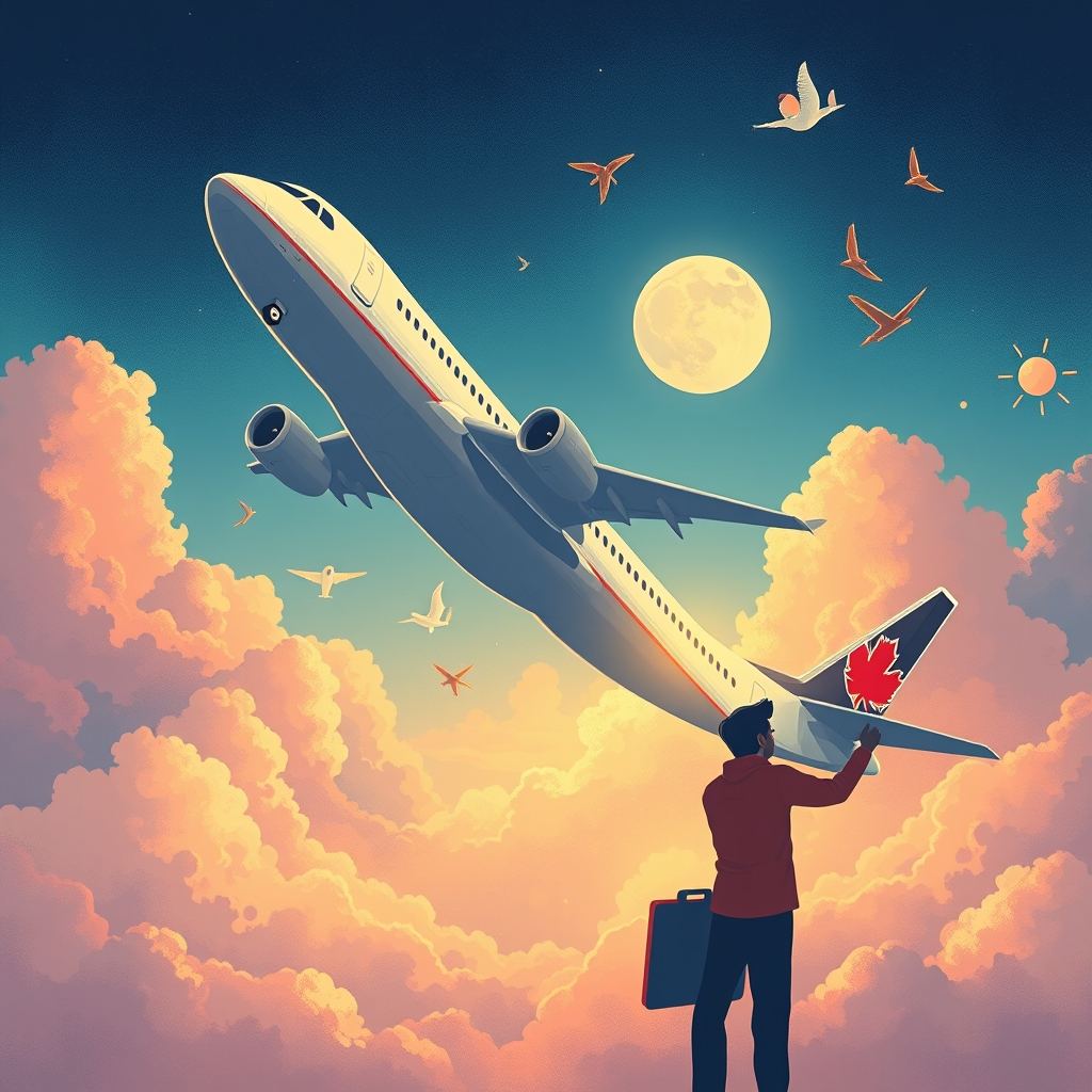 Mid Air Crisis: Air Canada Flight Swerves After Pilot Suffers Seizure