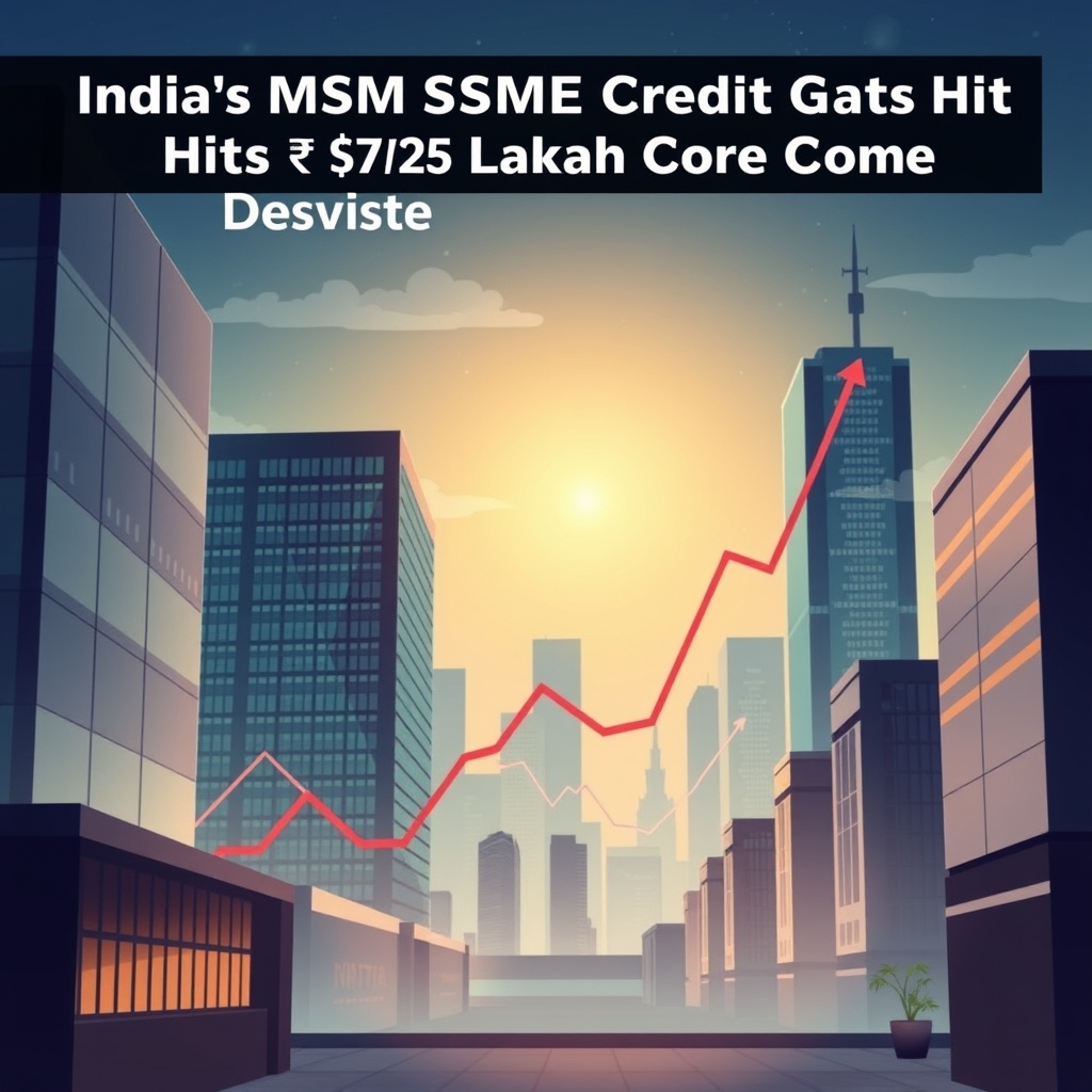 India’s MSME Credit Gap Hits ₹25 Lakh Crore Despite Digital Boom