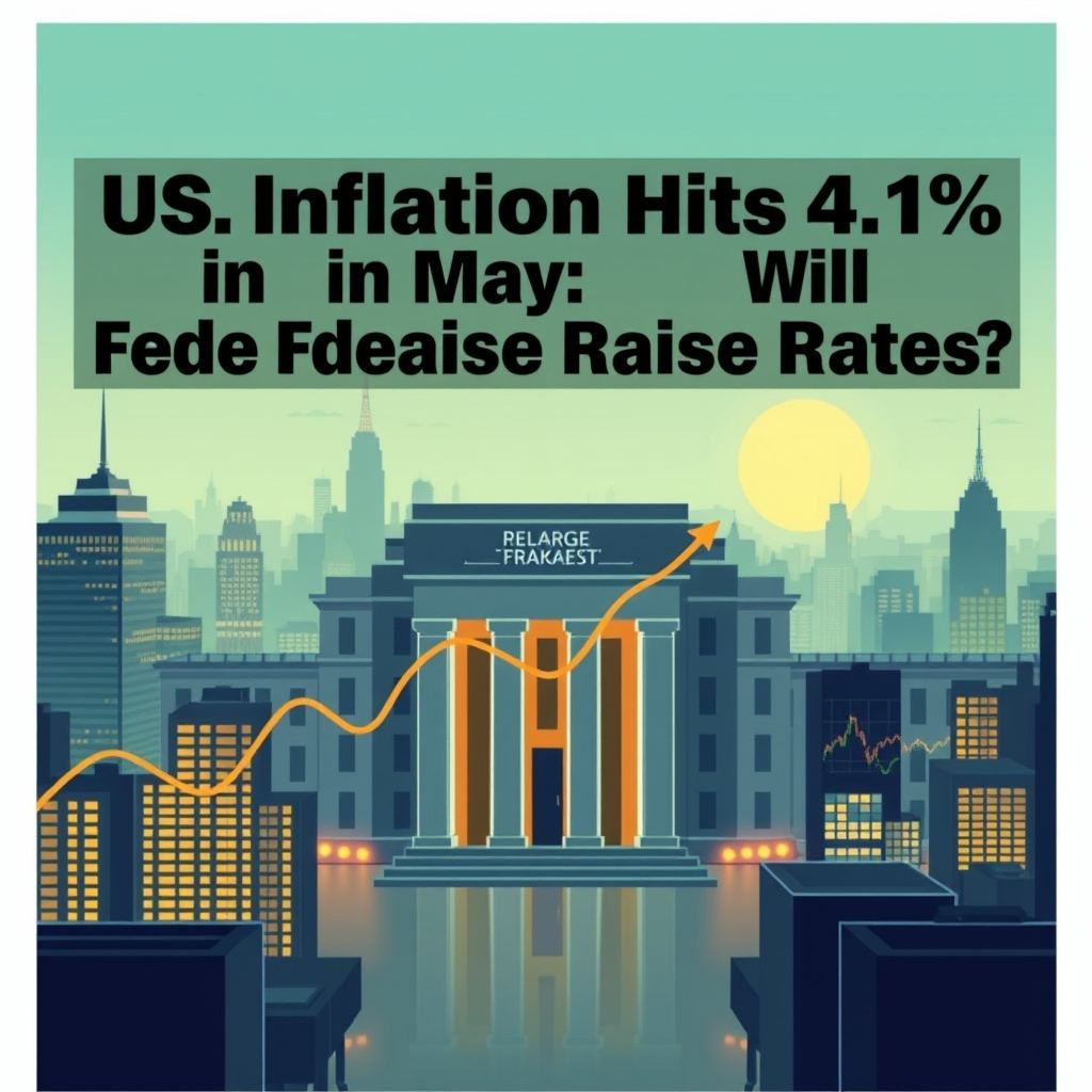 US Inflation Hits 4.1% in May: Will the Federal Reserve Raise Rates?