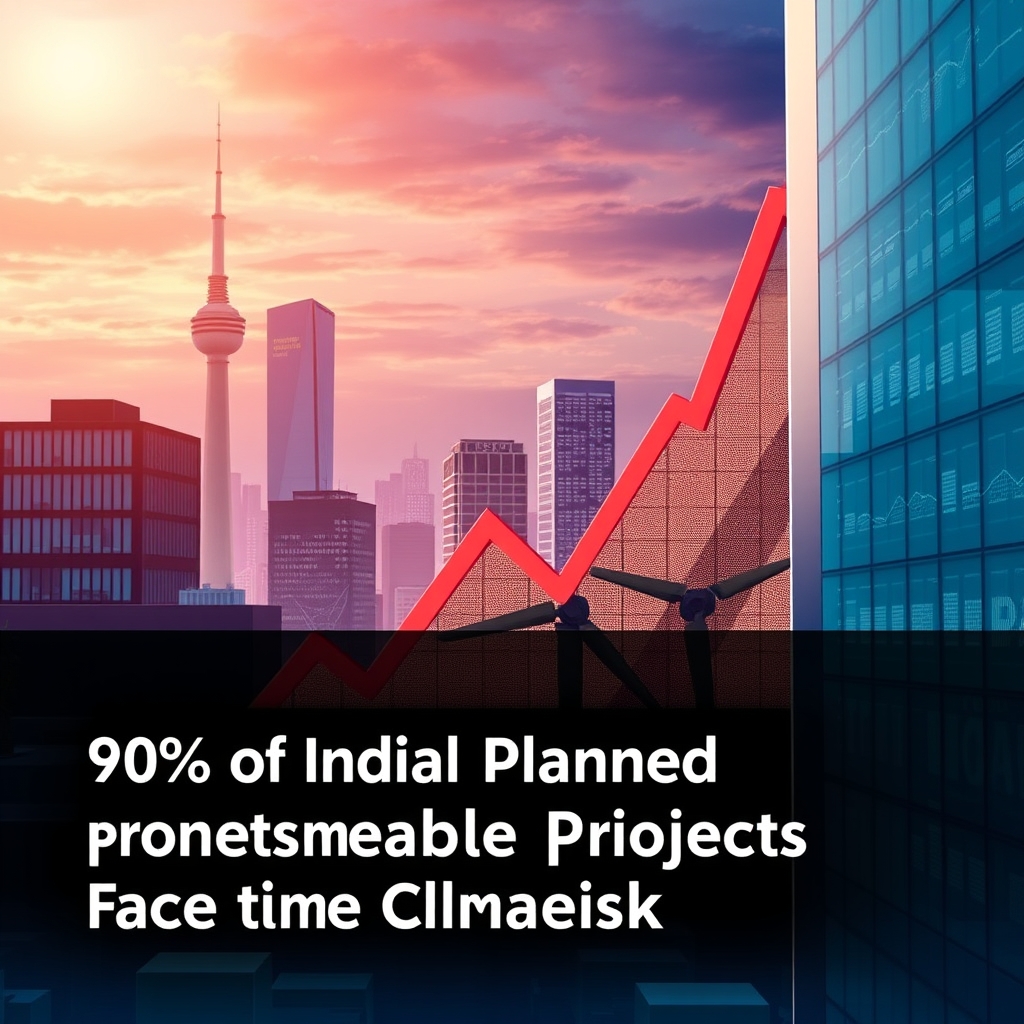 90% of India’s Planned Renewable Projects Face High Climate Risk