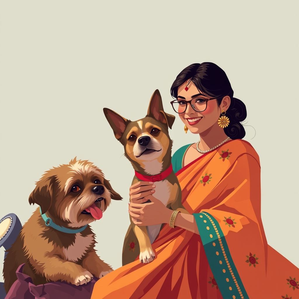 Indian Moms Can Pet Anyone