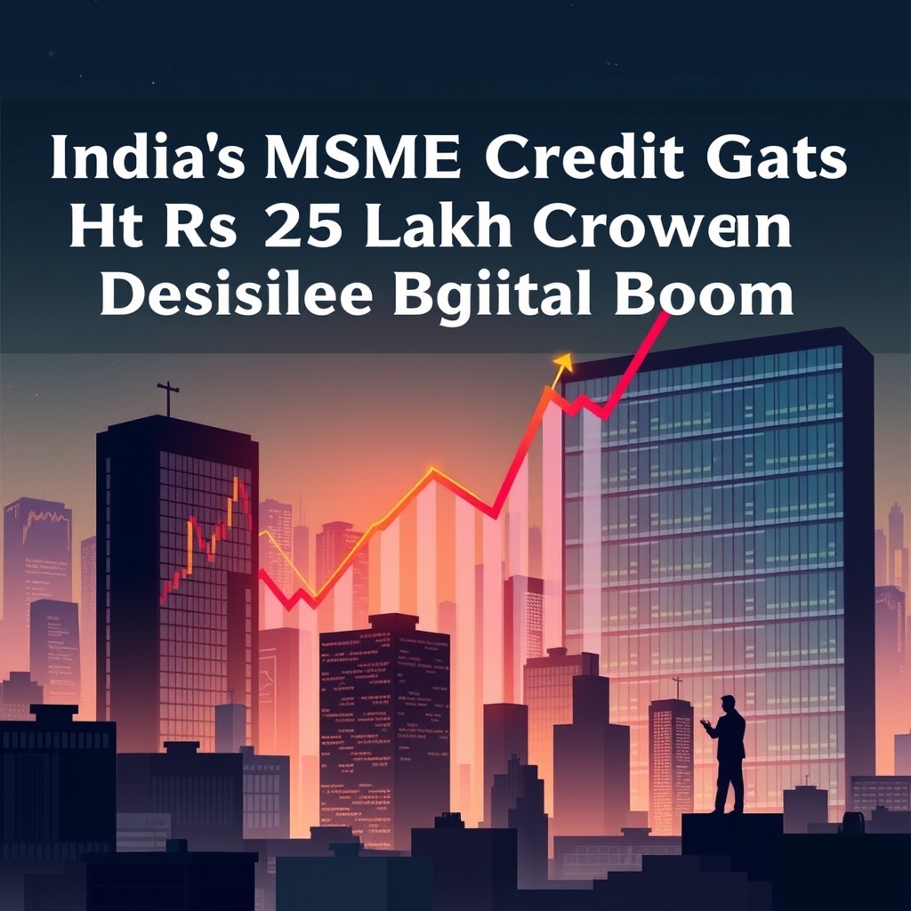 India's MSME Credit Gap Hits Rs 25 Lakh Crore Despite Digital Boom