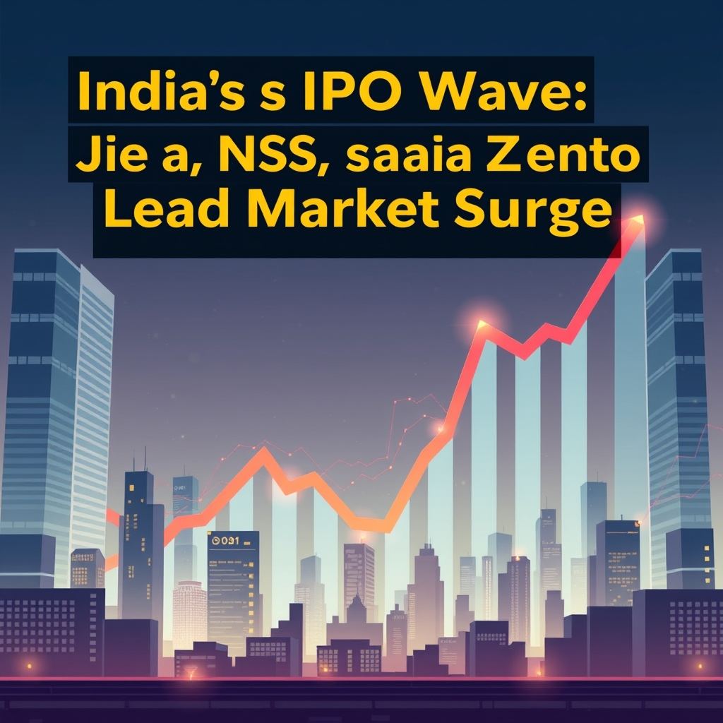 La ola de las IPO en la India: Jio, NSE y Zepto lideran un aumento masivo del mercado