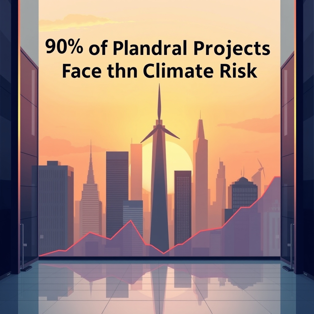90% of India's Planned Renewable Projects Face High Climate Risk