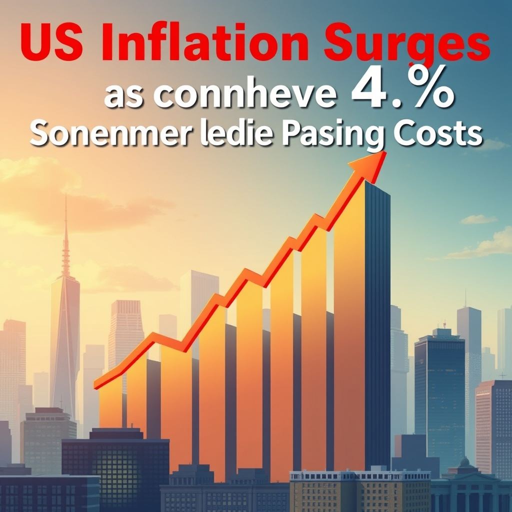 US Inflation Surges Above 4% as Consumer Spending Defies Rising Costs