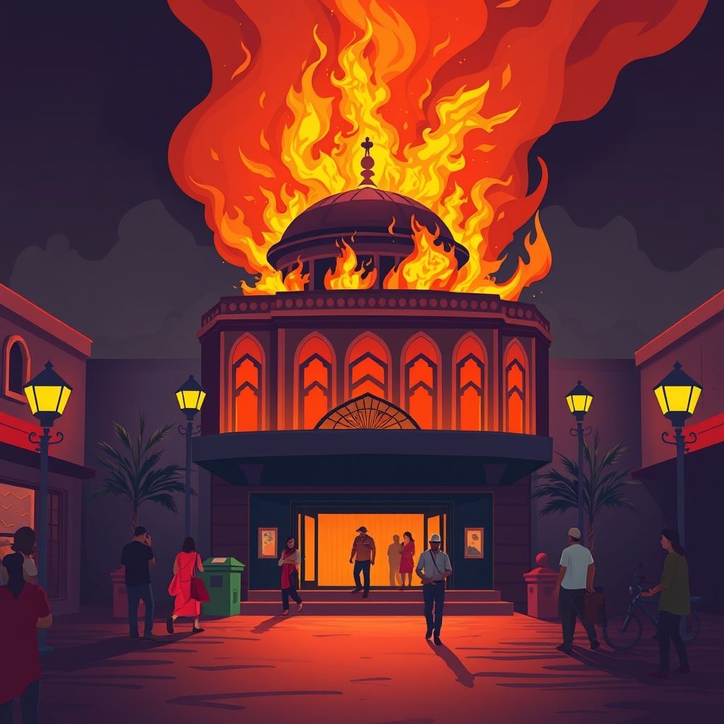 Lucknow Coaching Centre Fire