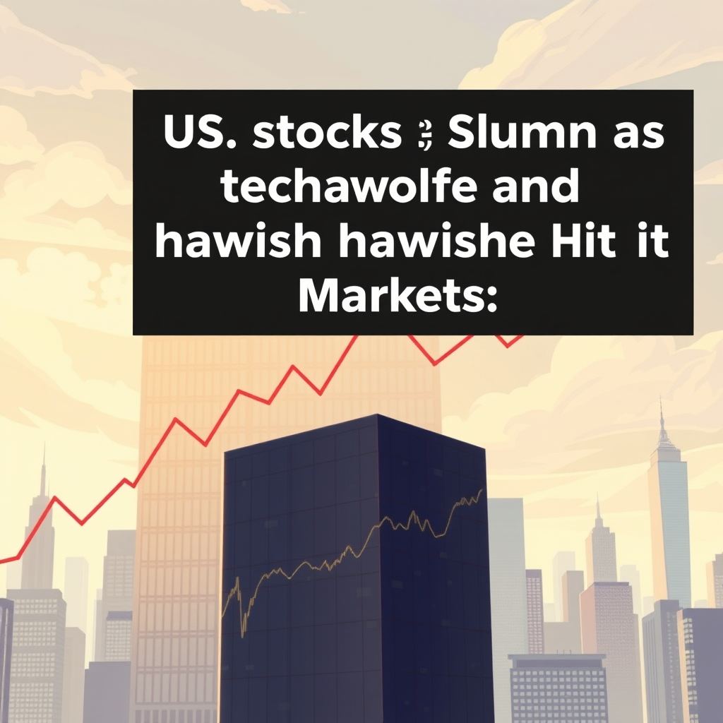 US Stocks Slump as Tech Selloff and Fed Hawkishness Hit Markets