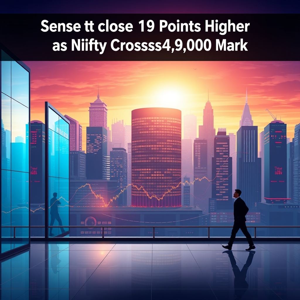 Sensex Closes 109 Points Higher as Nifty Crosses 24,050 Mark