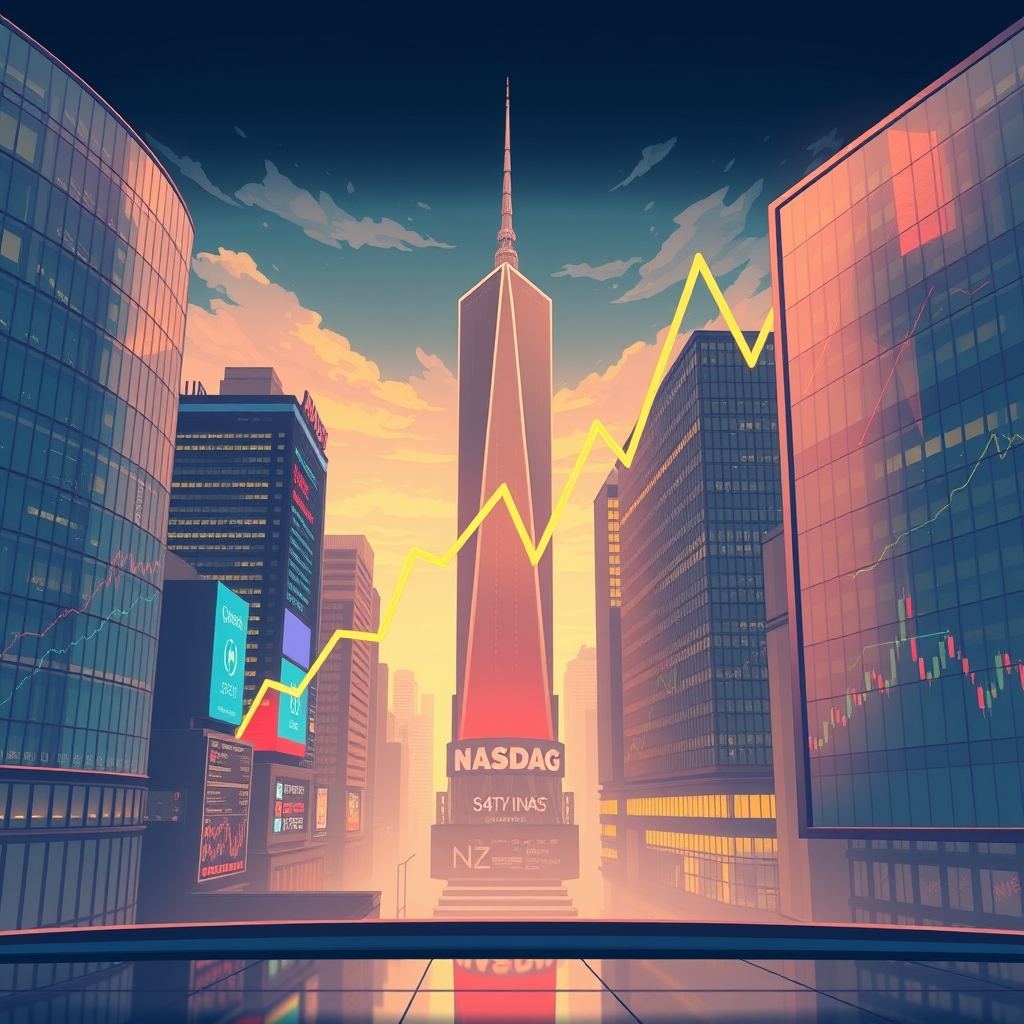 US Markets Diverge: Nasdaq and S&P 500 Slip as Tech Stocks Retreat