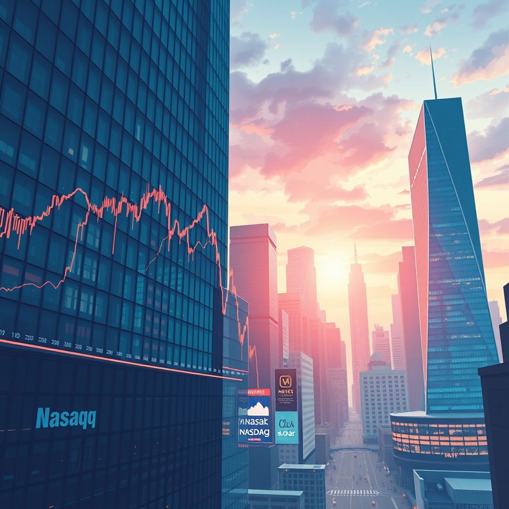 US Markets Diverge: Nasdaq and S&P 500 Slide Amid Tech Valuation Fears