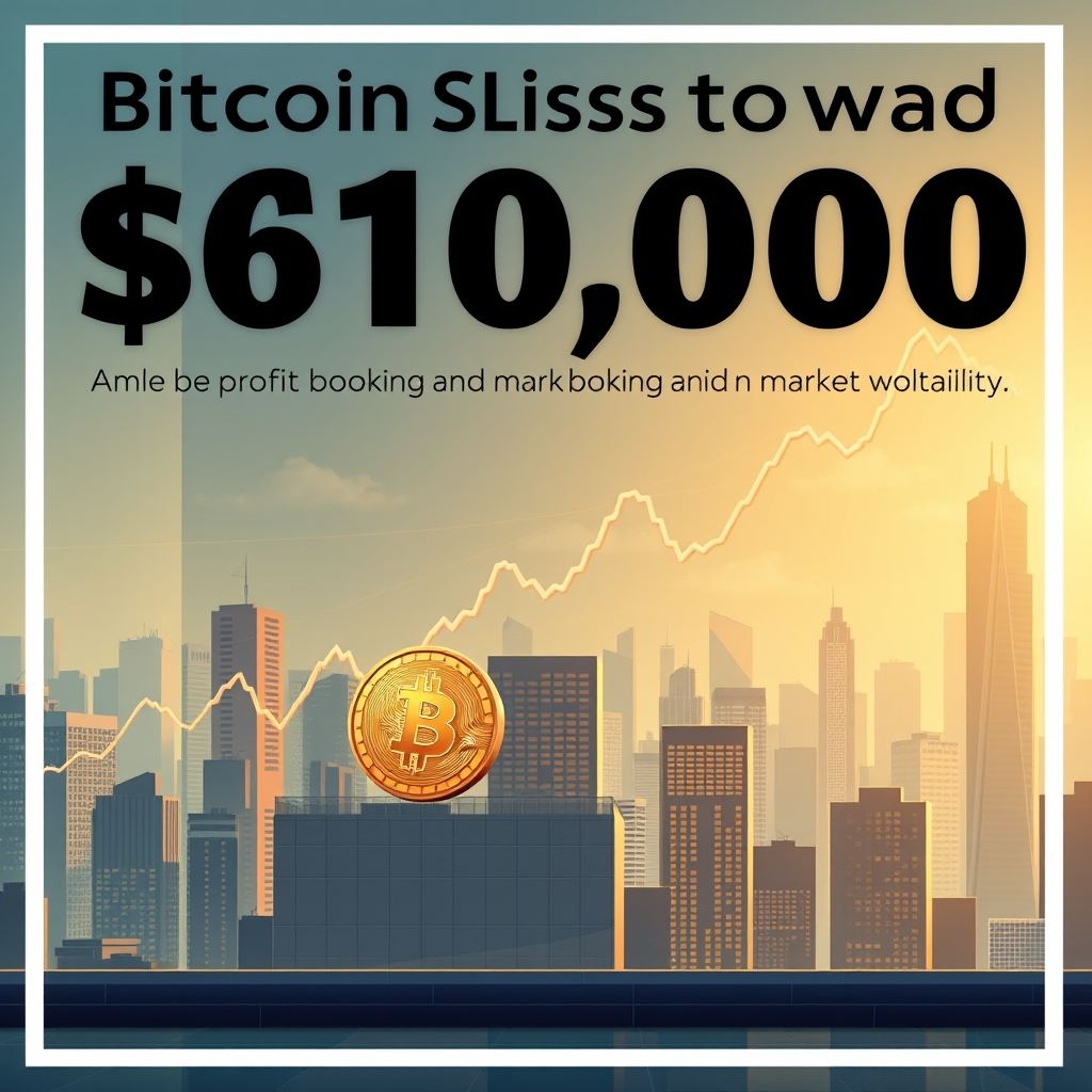 Bitcoin Slides Toward $61,000 Amid Profit Booking and Market Volatility