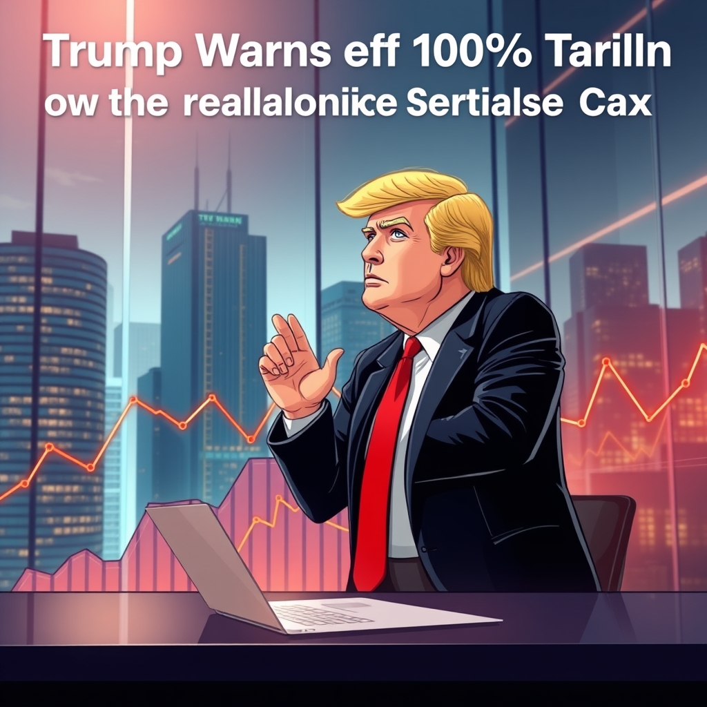 デジタルサービス税を課す国に対し、トランプ氏が100%の関税を課すと警告